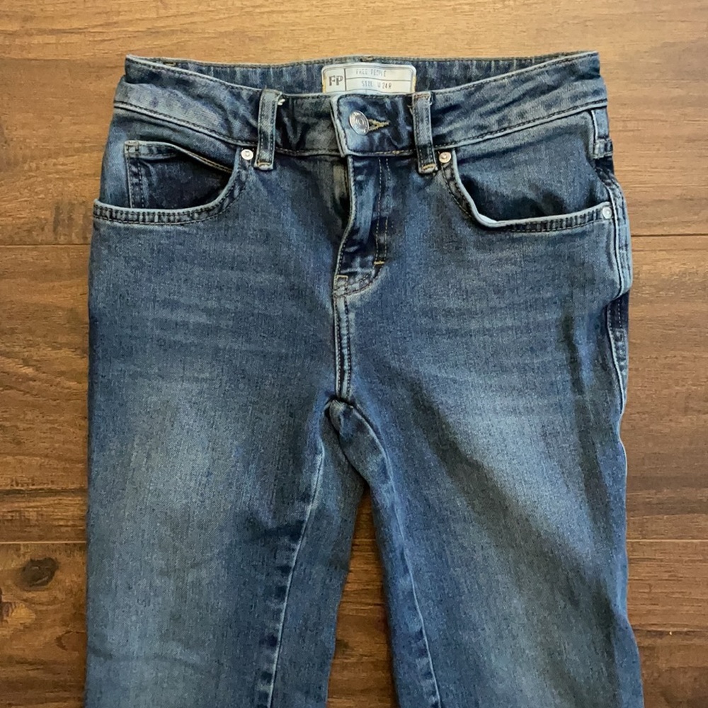Free People Rita Cropped Flare Jeans - Picture 4 of 11